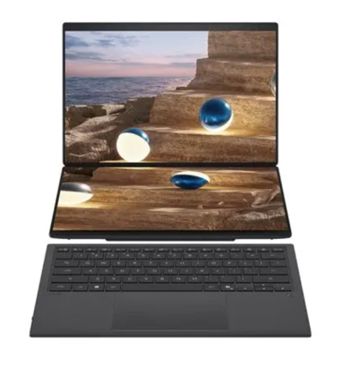 ASUS Laptop Zenbook Duo UX8407AA-SN094X / Intel Core Ultra X9 388H, 14.0", 2880x1800, 32 GB RAM, 2 TB SSD, Windows 11 Pro, siva